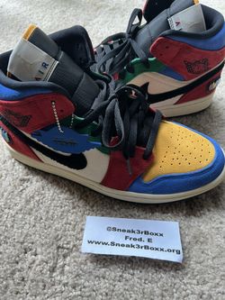 Blue The Great  X Jordan 1 Mid 