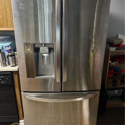 LG fridge, food not included
