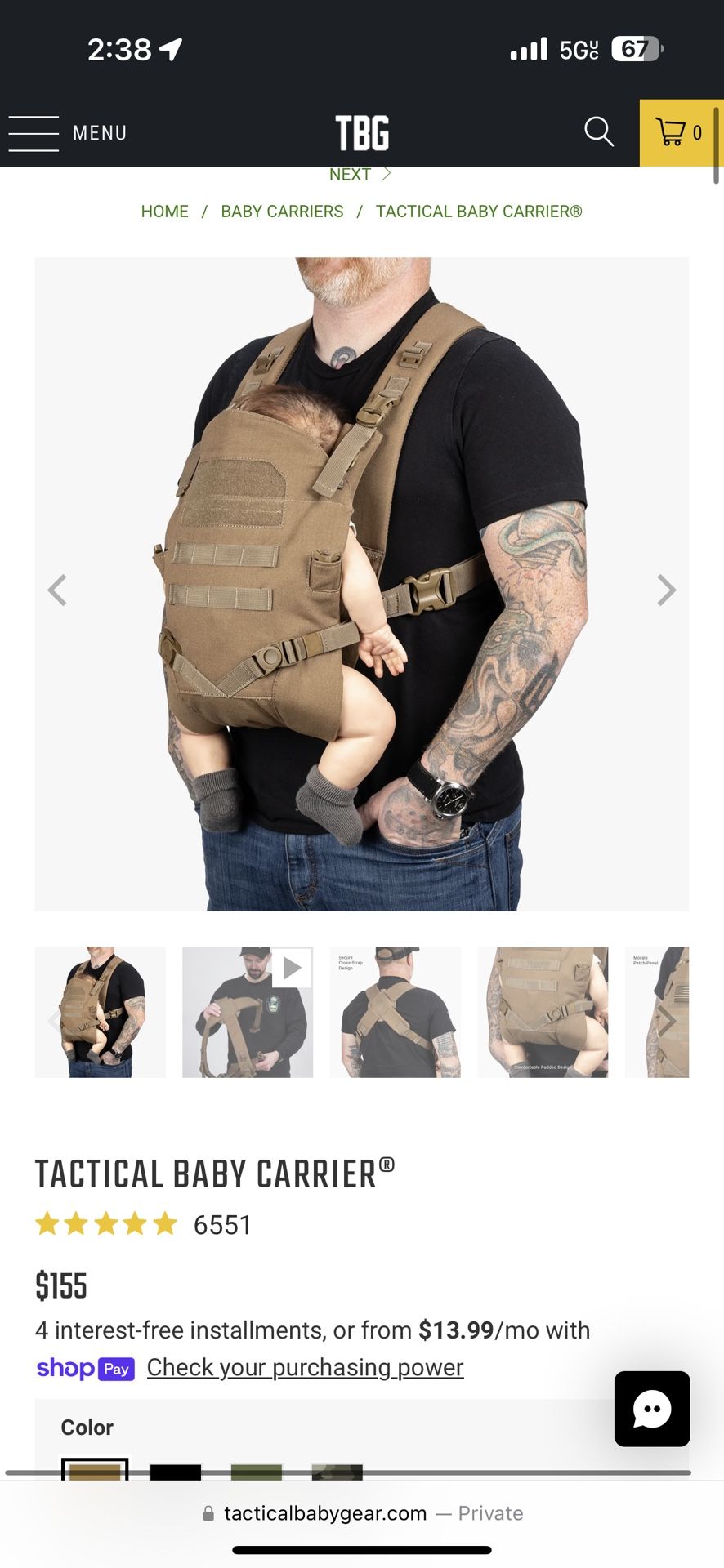 Tactical Baby Carrier 