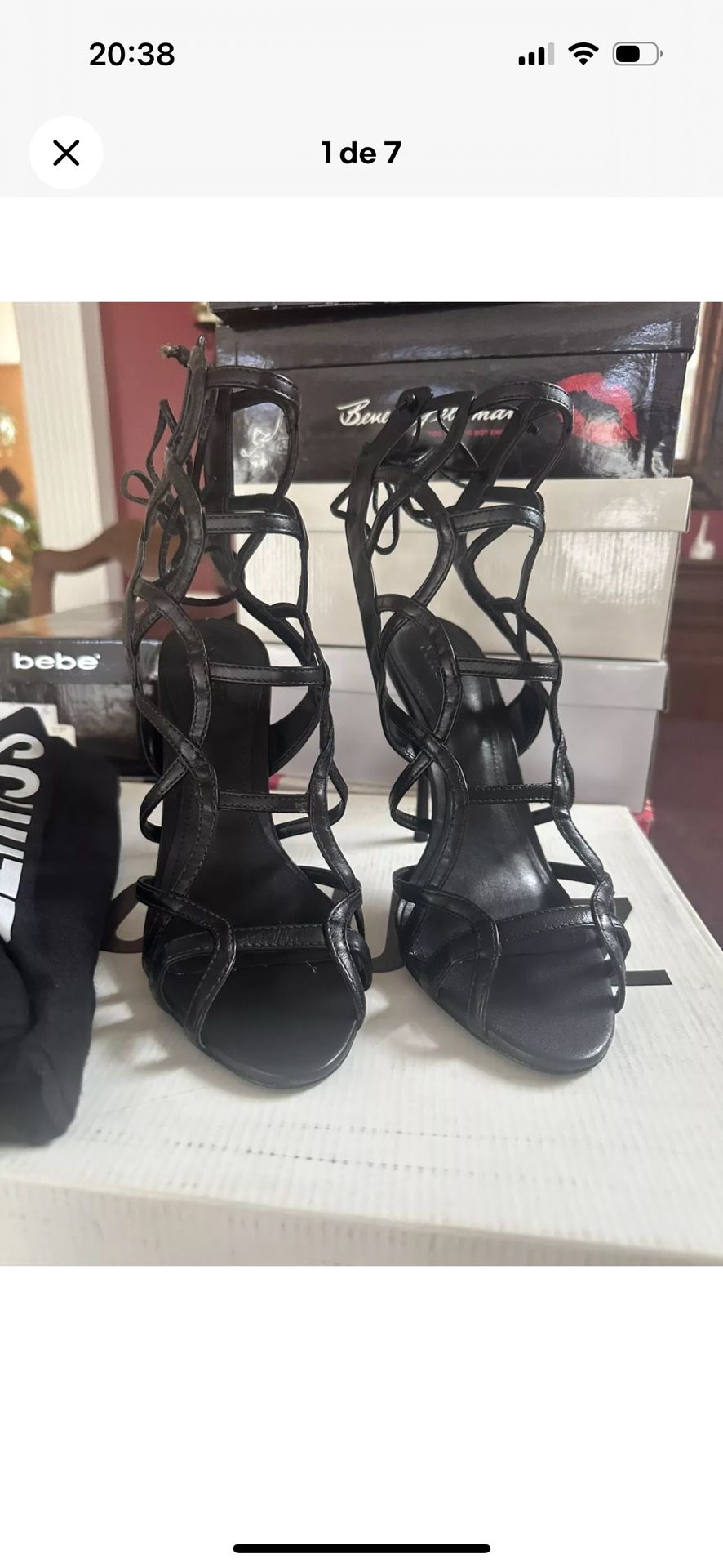 Schutz Gladiator Stiletto Sandals
