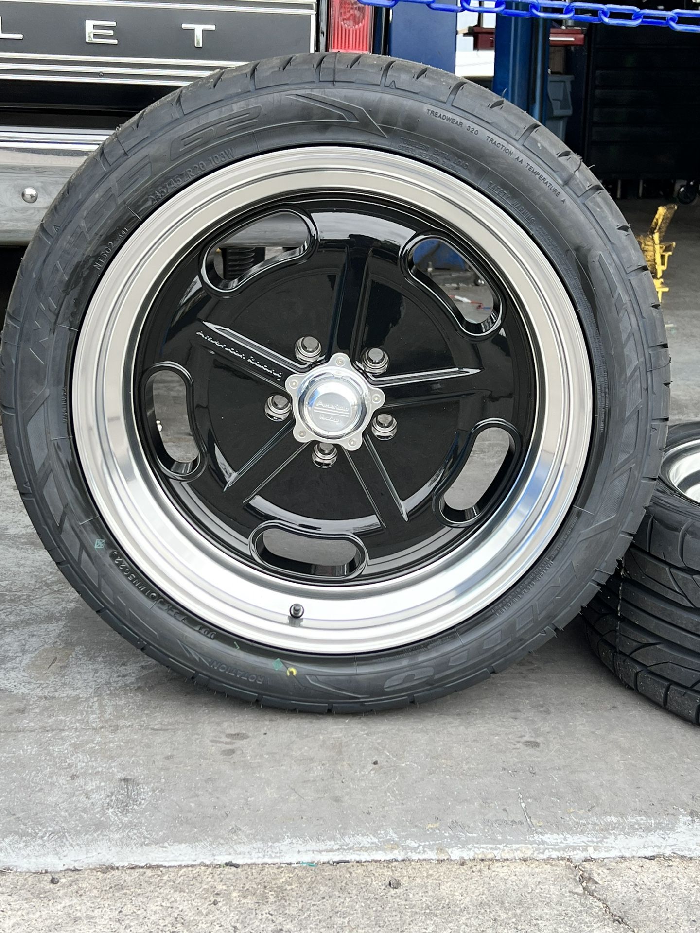 New Staggered 20” American Racing Salt Flat Wheels & Tires Wrapped In New Nitto NT555 Rubber Chevy C10