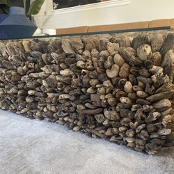 Rustic Brown Wood Coffee Table