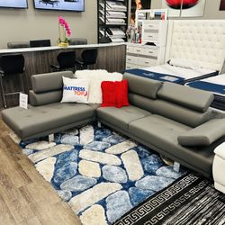 Sofa Sectional Grey ( Only 39 Down)