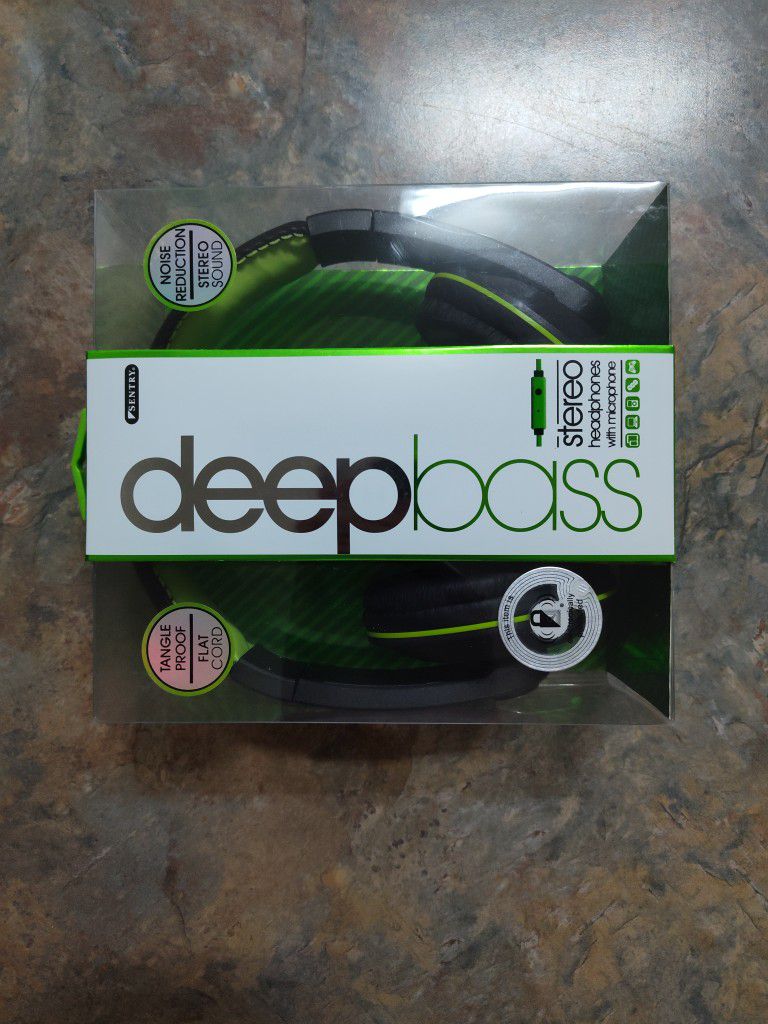 Deepbass Headphones W/ Mic
