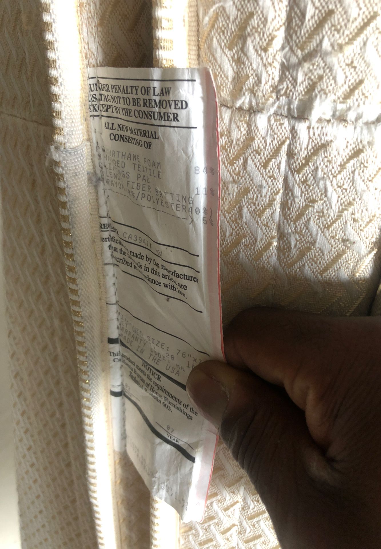 Used king size mattress and box springs. for Sale in WA OfferUp