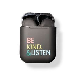 BE KIND By Ellen Wireless Earbuds NEW SEALED IN BOX IOS MAC ANDROID AND PC