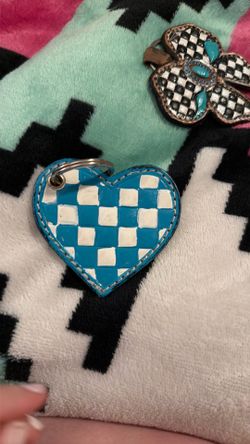 Genuine leather keychain