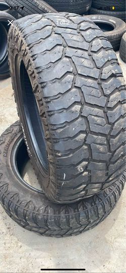 2 used tires LT275/60/20 Renegate tires $200 including tax installation and balance