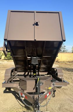 🔥New 8x4x12 Scissor Lift Hydraulic Dump Trailer Loaded With Accessories 🔥