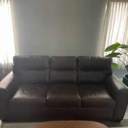 Nice Leather Couch. Great Condition.  