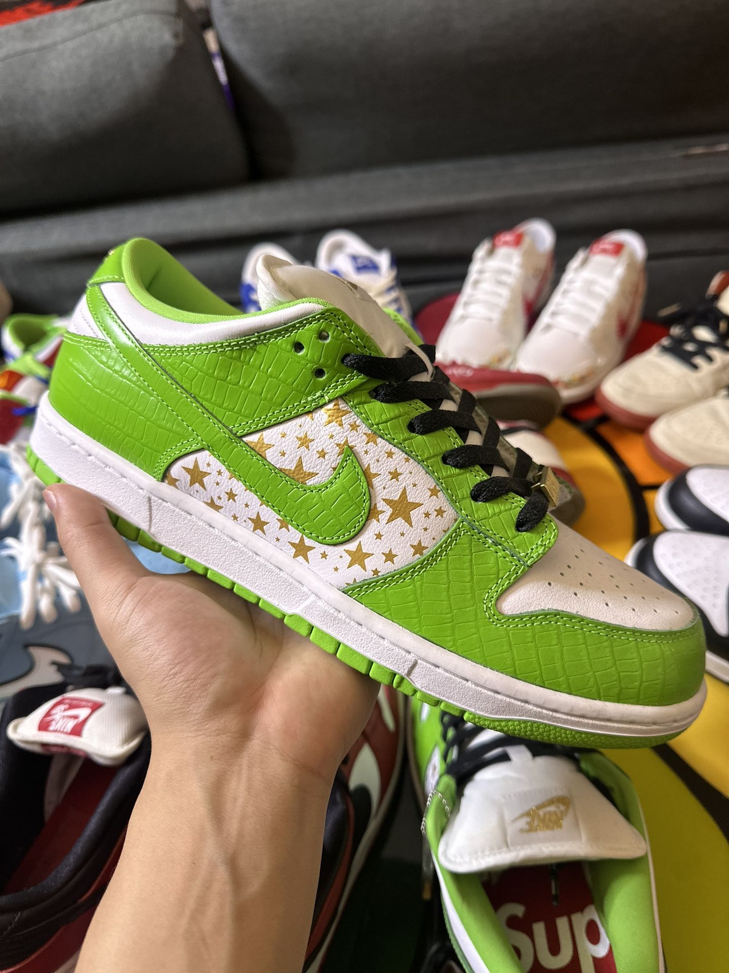 Nike Sb Mean Green Supreme Size 11 New