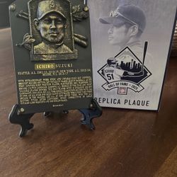 Ichiro Suzuki Hall Of Fame Plaque