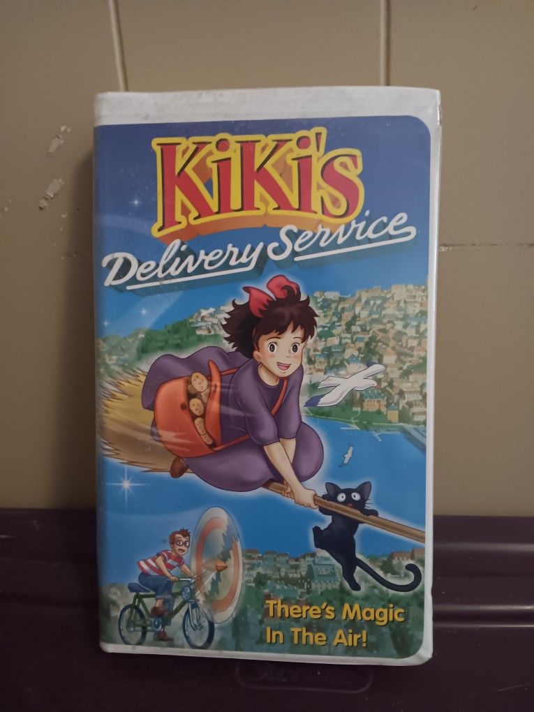 Studio Ghibli Kiki's Delivery Service Vhs Tape
