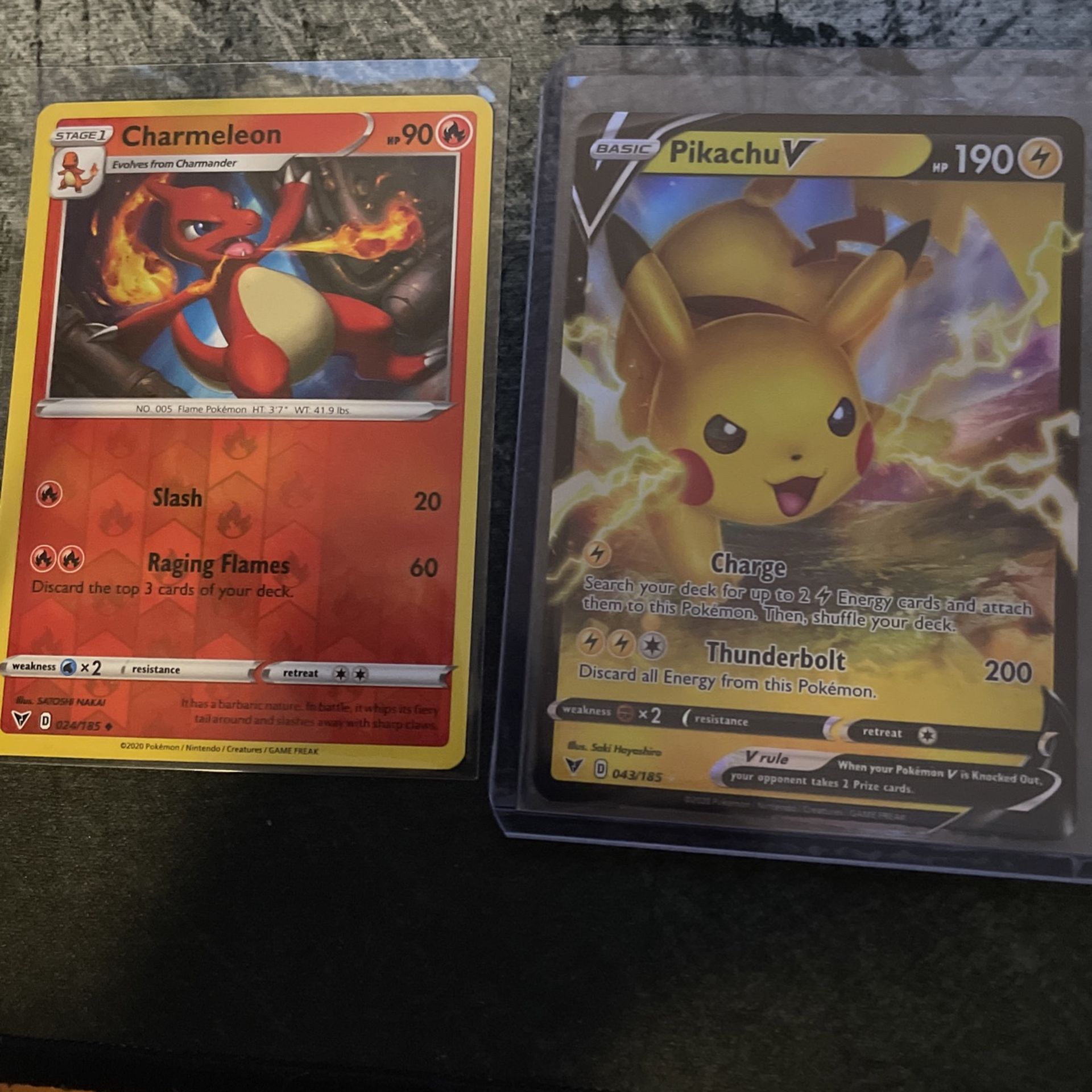 Pokmon Cards - Beauty Secret Rare - Pikachu V - Charmeleon Reverse Foil