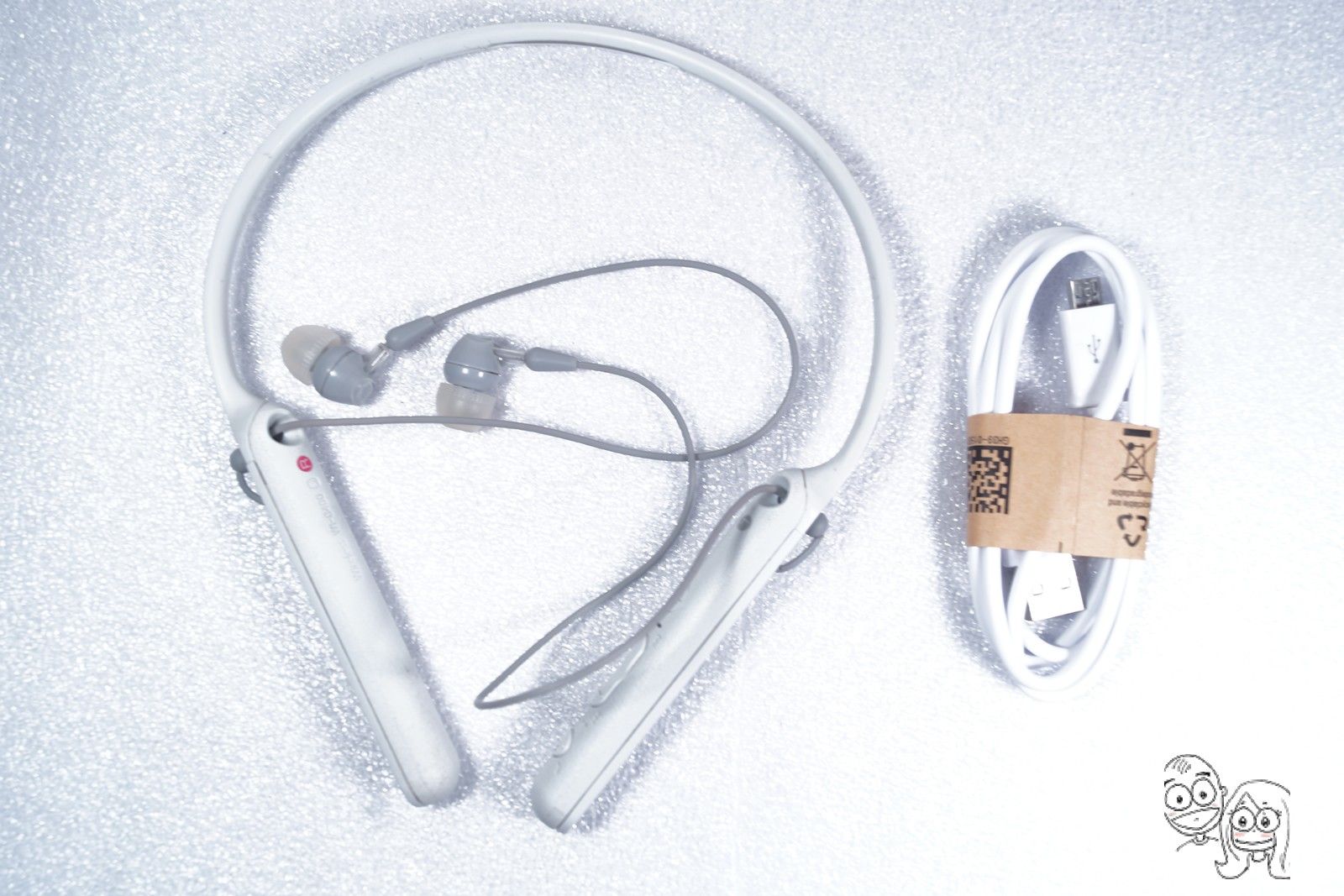 Sony WI-C400 Wireless Neckband In-Ear Headphones with Microphone, White