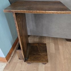 Sofa side table, c table with storage