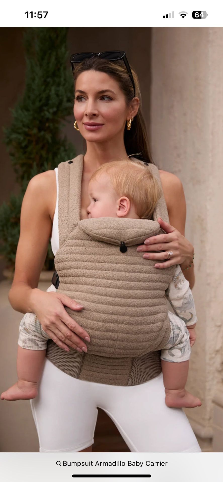 Bumpsuit Armadillo Baby Carrier