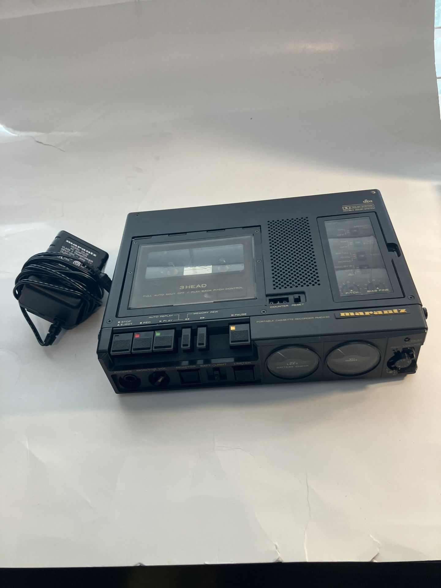 Marantz PMD-430 Portable Cassette Recording Device Works Well!