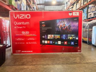 Vizio 75” Quantum 4K QLED Smart TV Brand New In Box *MISSING REMOTE*
