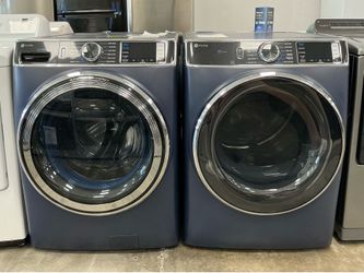 GE Profile 5.3 cu. ft. Washer w/UltraFresh Vent; 7.8 cu. ft. Vented Electric Dryer w/Steam & Sanitize