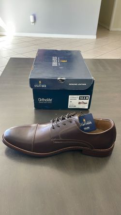 Stafford ST Seymour Genuine Leather Oxford Size 10.5M