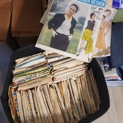 old sewing patterns all sizes 