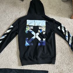 OFFWHITE HOODIE (Black, Medium In Men’s)