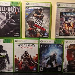 XBOX 360 GAMES ($8 EACH) TESTED 