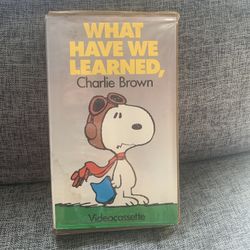What Have We Learned, Charlie Brown Videocassette