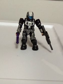 Halo Mega Bloks ODST Mini Figure with Weapons