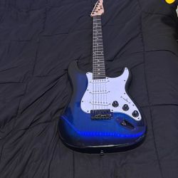 Blue Electric Guitar 