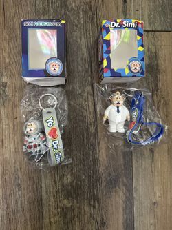 Dr. Simi Keychains Lot (Astronaut + Doctor) NEW Collectible