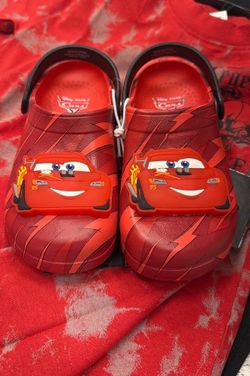 Cars crocs kids size 10
