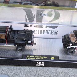M2 Machines SGT Sharkmouth Chevy Truck Set!!