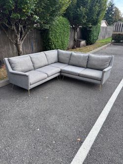 West Elm Sectional couch like new