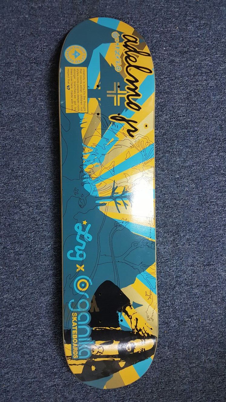 LRG X Organika Adelmo Jr. Skateboard deck