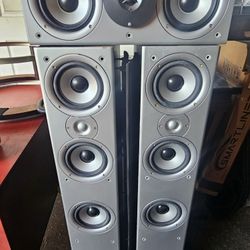 POLK AUDIO T90e EURO SPEAKERS System