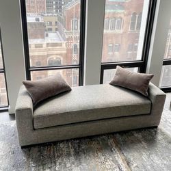 Restoration Hardware Modena Bench / Love Seat with Pillows-Perfect Condition