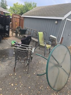 Free  outdoor tables and chairs