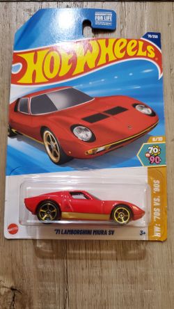 hotwheels Lamborghini Miura SV (red)