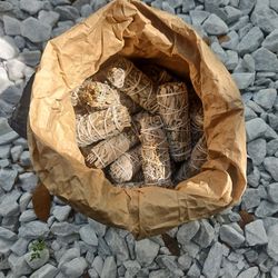 White Sage Bundles With White Cleansing String