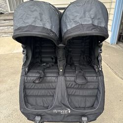 Baby Jogger City Mini GT Double Stroller Jet Black