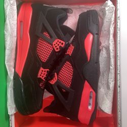 Jordan’s 4s Red And Black 