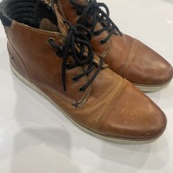 Bull Boxer Mens Brown Dress Shoes Handmade Portugal Size 10