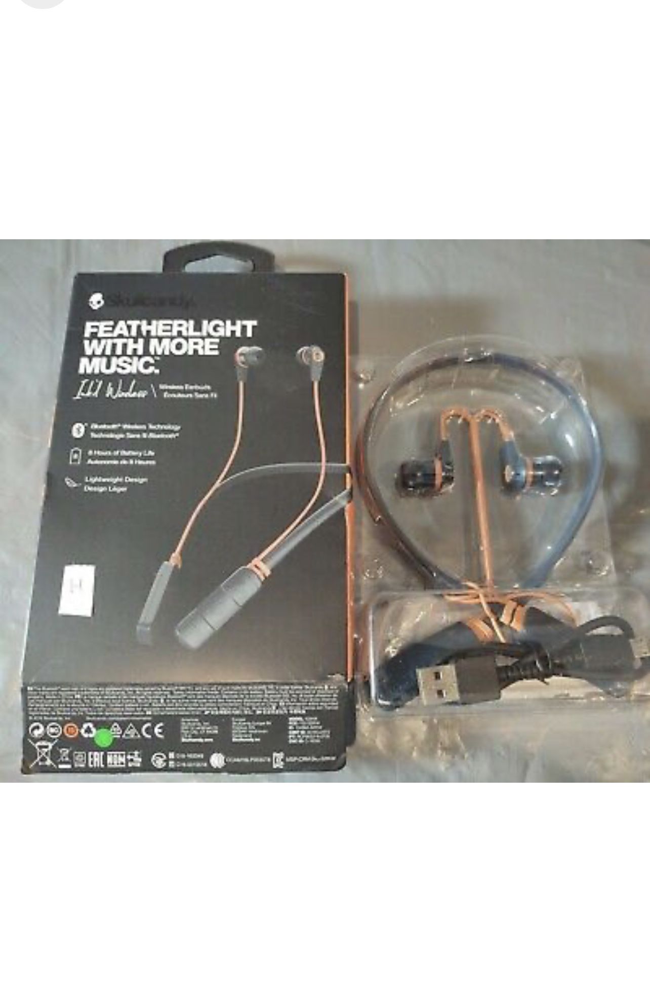 Skullcandy Featherlight With More Music New Open Box