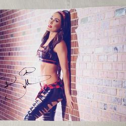 Brie Bella Autographed 8x10 Photo WWE