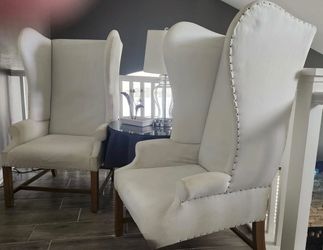 Duck Restoration Hardware Wing Chairs