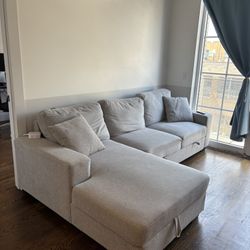 Sectional Sofa with Chaise and Storage