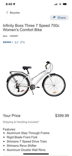 Infinity boss three 2025 women s comfort bike