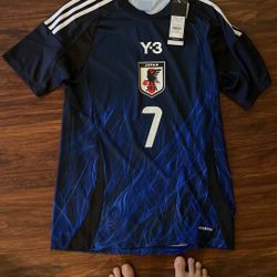 Y-3 Adidas Japan soccer jersey size adult small